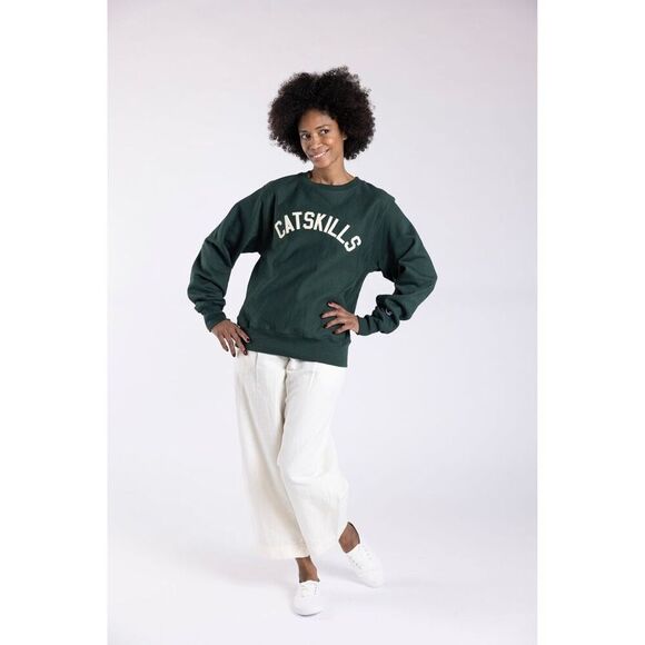 Champion CATSKILLS Sweatshirt Reverse Weave Size M Green - Picture 2 of 6